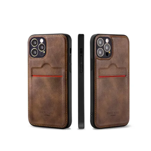 Kartlı Deri Kılıf Apple iPhone 11 Pro Max