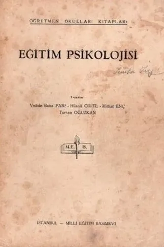 Eğitim Psikoloji Vedide Baha Pars