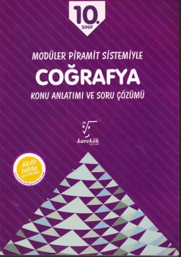Karekök Yayınları 10. Sınıf Coğrafya Konu Anlatımı ve Soru Çözümü