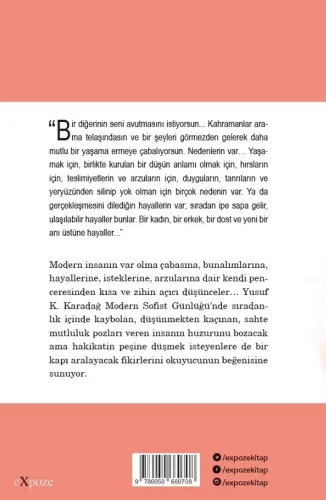 Modern Sofist Günlüğü Yusuf K. Karadağ