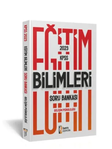İsem Yayıncılık 2023 KPSS Eğitim Bilimleri Gelişim Psikolojisi Soru Bankası