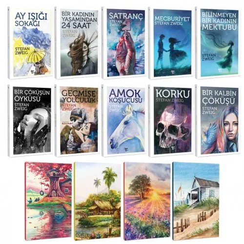 Stefan Zweig 10 Kitap Bir Arada ve 4 Defter -2