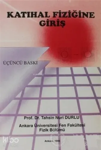 Katıhal Fiziğine Giriş