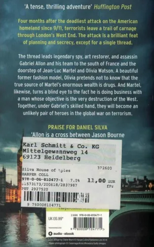 House Of Spies Daniel Silva Harper Collins Publishers %60 indirimli