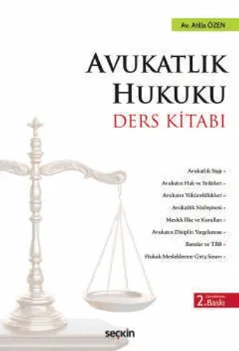 Avukatlık Hukuku Ders Kitabı
