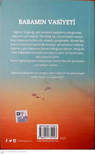 Babamın Vasiyeti Dilara Gürel Epsilon Yayıncılık %32 indirimli