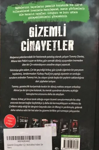 Gizemli Cinayetler-Çin Mahallesi’ndeki Sır Mario Mazzanti Sonsuz Kitap