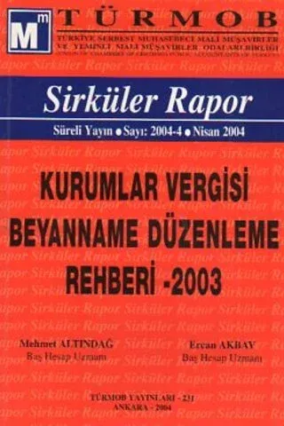 Türmob Sirküler Rapor 2004/4