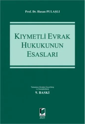 Kıymetli Evrak Hukukunun Esasları