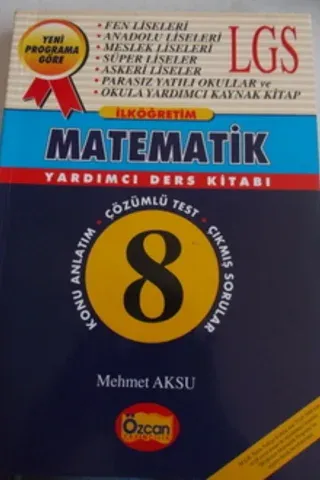 LGS Matematik Yardımcı Ders Kitabı