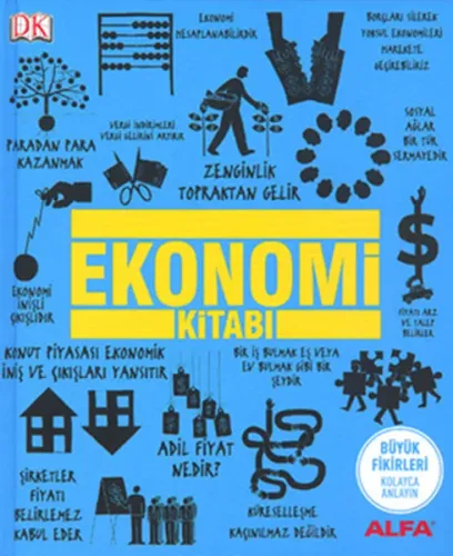 Ekonomi Kitabı (Ciltli); Büyük Fikirleri Kolayca Anlayın