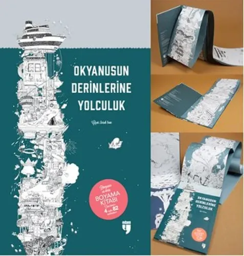 Okyanusun Derinlerine Yolculuk; Dünyanın En Derin Boyama Kitabı