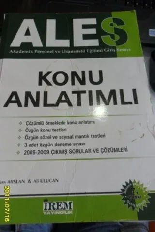 Ales Konu Anlatımlı