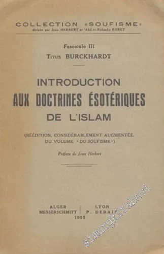 Introduction Aux Doctrines Esoteriques de l'Islam