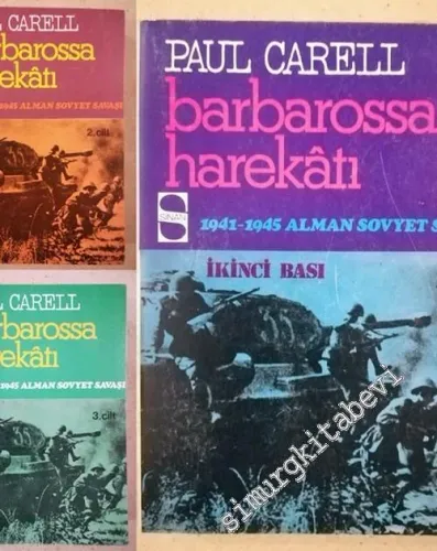 Barbarossa Harekâtı 1941 - 1945 Alman Sovyet Savaşı 3 Cilt TAKIM -