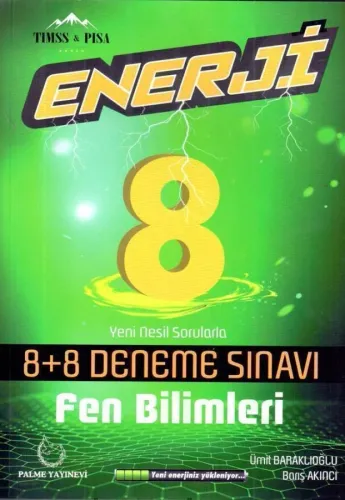 Palme 8. Sınıf Fen Bilimleri Enerji 8+8 Deneme