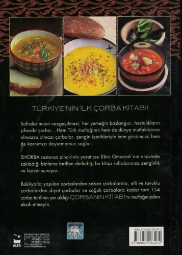 Çorbanın Kitabı Ebru Omurcalı Alfa Yayınları %65 indirimli