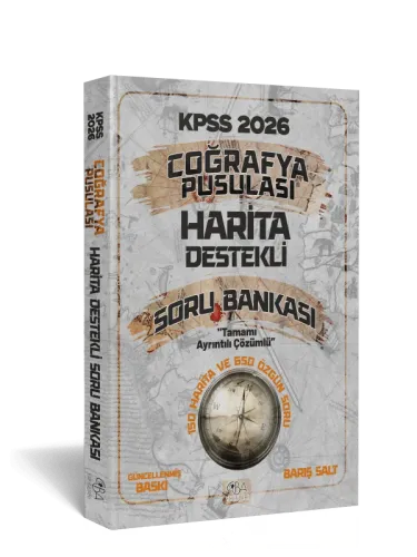 CBA 2026 KPSS COĞRAFYA PUSULASI HARİTA DESTEKLİ SORU BANKASI ÇÖZÜMLÜ