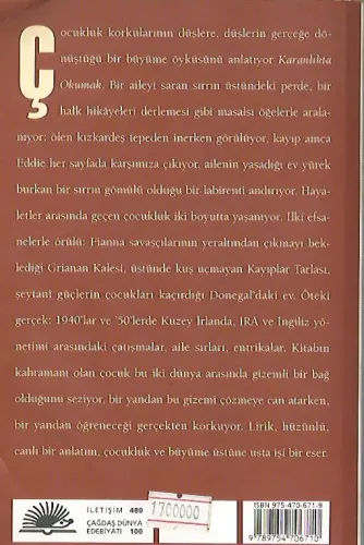 Karanlıkta Okumak Seamus Deane İletişim Yayınları %60 indirimli
