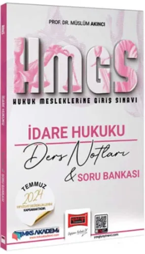 Yargı Yayınları 2025 HMGS İdare Hukuku Ders Notları Soru Bankası