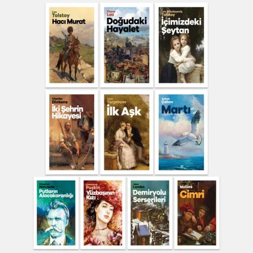 Çok Satan Dünya Klasikleri Seti - 10 Kitap - Halkkitabevi