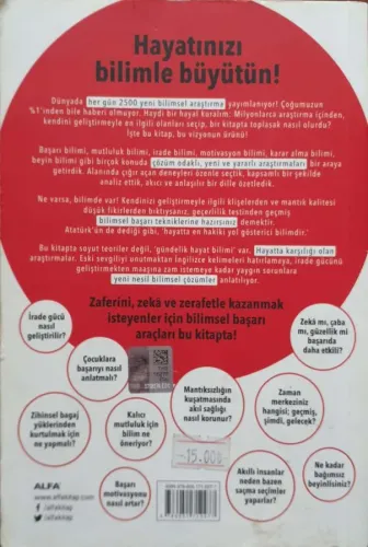 Başarı Bilimi -Büyük Başarı Araştırmaları 1 Mümin Sekman Alfa Yayınlar