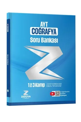 ZEDUVA COĞRAFYANIN KODLARI AYT COĞRAFYA 1KİTAP 3 KAMP SORU BANKASI