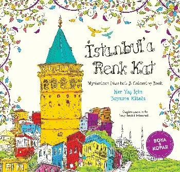 İstanbula Renk Kat-Her Yaş İçin Boyama-Boya ve Kopar