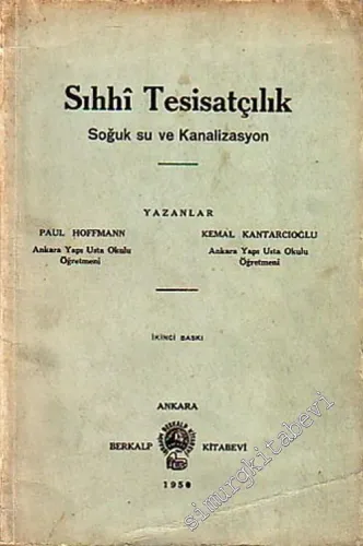 Sıhhi Tesisatçılık: Soğuk Su ve Kanalizasyon  -        1950