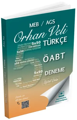 Adem Hakan ÖABT MEB-AGS Türkçe Öğretmenliği Orhan Veli 5 Deneme Çözümlü