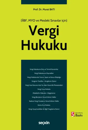 Vergi Hukuku (MYO)