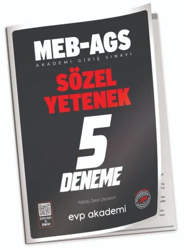 EVP Akademi 2025 MEB-AGS Sözel Yetenek 5 Deneme Çözümlü