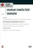 İstanbul Kültür Üniversitesi Hukuk Fakültesi Dergisi Cilt:7 – Sayı:1 Ocak 2008 1