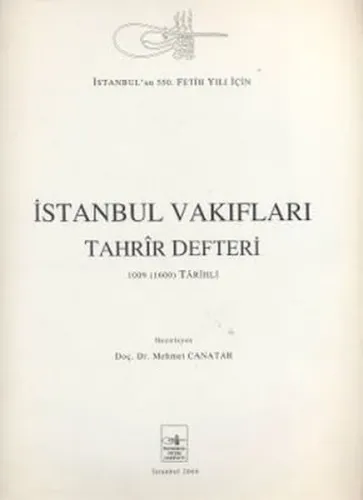 İstanbul Vakıfları Tahrir Defteri