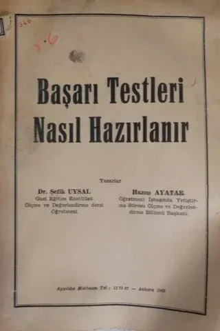 Başarı Testleri Nasıl Hazırlanır