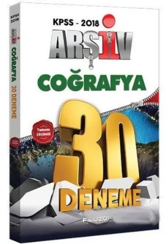 Filozof KPSS Arşiv Coğrafya Tamamı Çözümlü 30 Deneme 2018