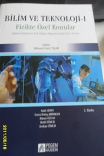 Bilim Ve Teknoloji - I Fizikte Özel Konular
