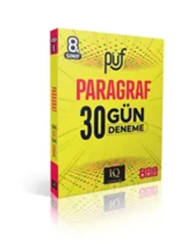 IQ YAYINLARI LGS 30 GÜN PÜF PARAGRAF DENEME