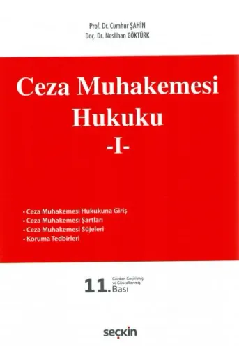 Ceza Muhakemesi Hukuku -I-