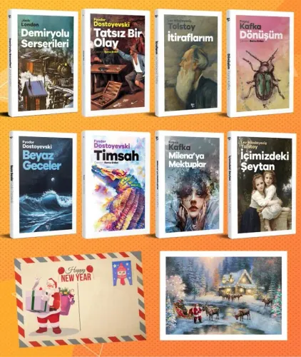 Dünya Klasikleri Sekizli Set - 1 ve Kartpostal