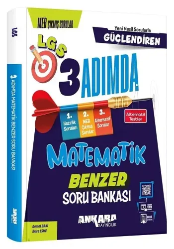 Ankara Yayıncılık LGS Matematik Güçlendiren 3 Adımda Benzer Soru Bankası
