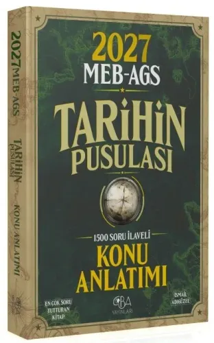 CBA Yayınları 2027 MEB-AGS Tarihin Pusulası Konu Anlatımı