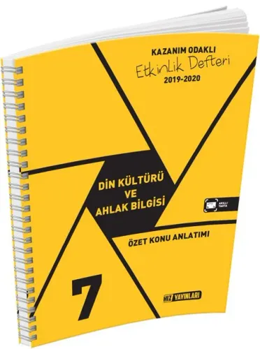 Hız Yayınları 7. Sınıf Din Kültürü ve Ahlak Bilgisi Etkinlik Defteri