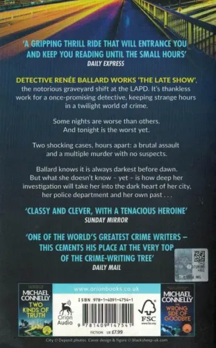 The Late Show Michael Connelly Orion Books %53 indirimli