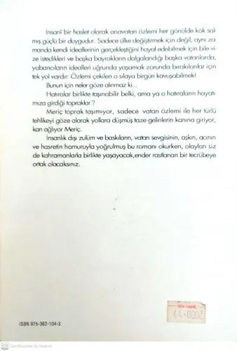 Meriç'in Kanlı Gelini Dr. Sevim Asımgil Timaş Yayınları