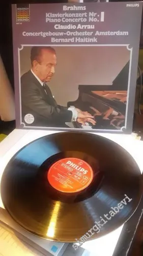 33 LP PLAK VINYL: Brahms - Claudio Arrau, Concertgebouworkest, Bernard Haitink - Klavierkonzert Nr. 1 -        1982
