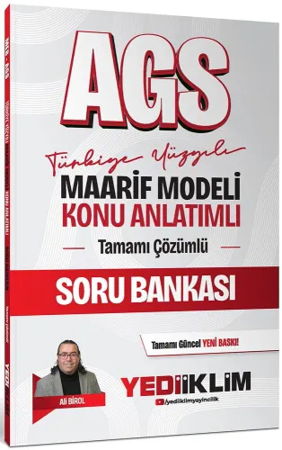 Yediiklim Yayınları 2027 MEB AGS Türkiye Yüzyılı Maarif Modeli Konu An