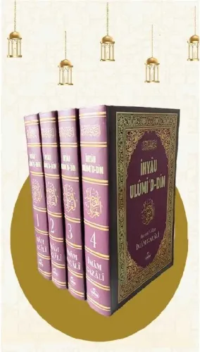 İhyau Ulumiddin  4 Cilt Takım Şamua Kağıt
