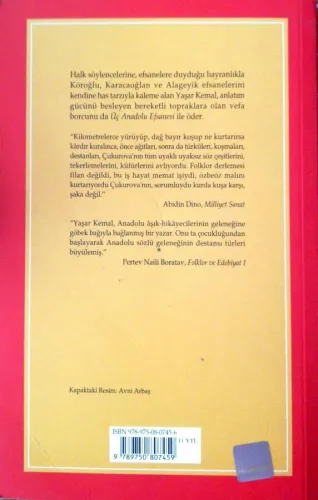 Üç Anadolu Efsanesi Köroğlu, Karacaoğlan, Alageyik Yaşar Kemal Yapı Kr