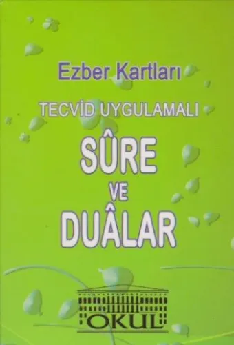 Ezber Kartları Tecvid Uygulamalı  Sure ve Dualar